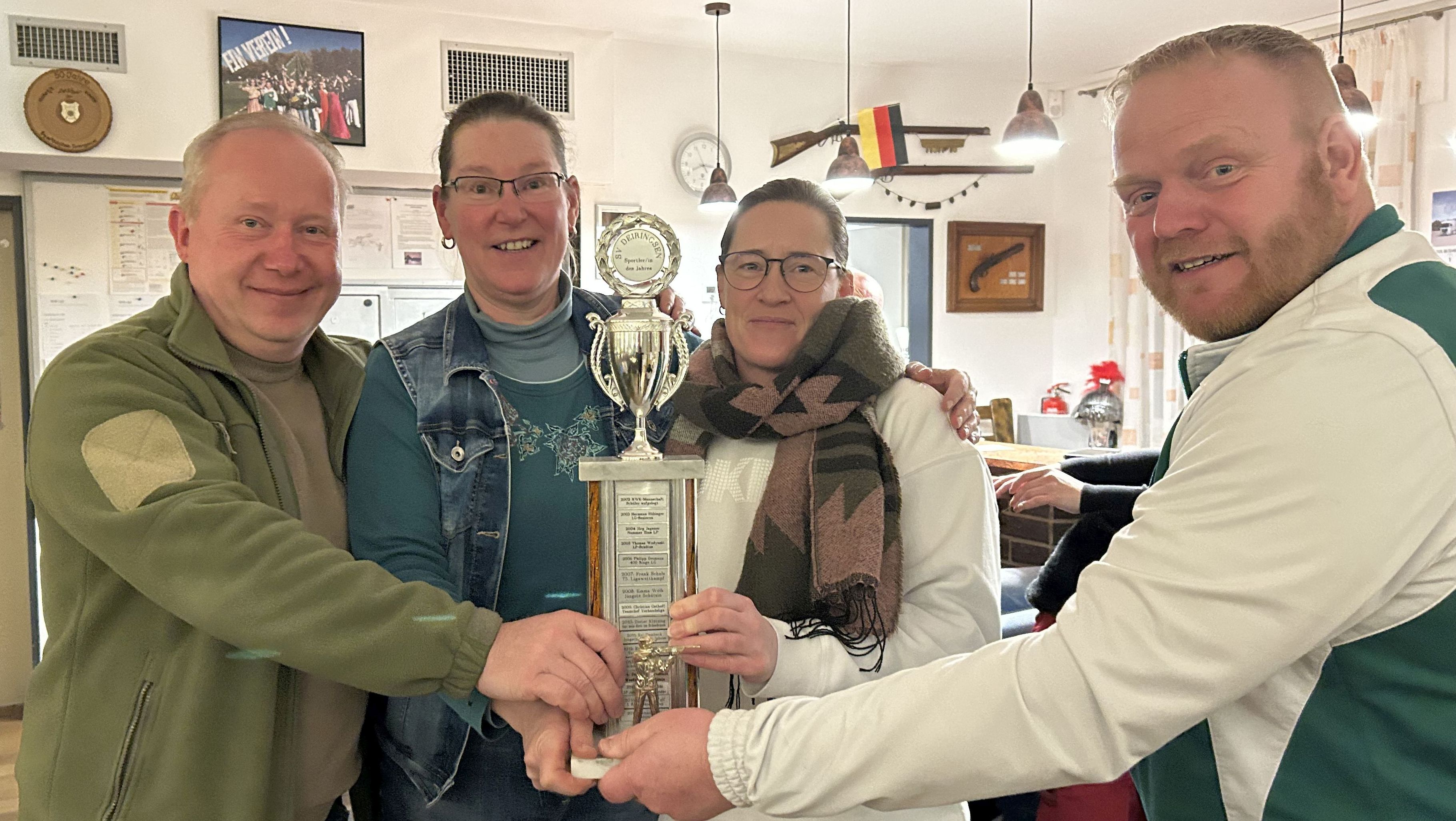 Die Luftpistolen-Ligamannschaft gewinnt bei der Wahl "Sportler des Jahres 2025"