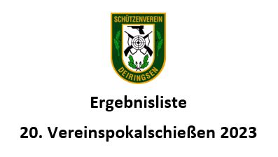 Ergebnisliste Vereinspokal23